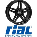 Rial M10 8x18 ET43 5x112 NB66.6 Racing-Schwarz