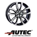 Autec Uteca 7,5X17 5/112 ET36 Schwarz poliert