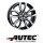 Autec Uteca 8X18 5/130 ET48 Schwarz poliert