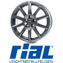 Rial Milano 6X15 5/100 ET38 Titanium
