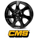 CMS C24 6X15 5/100 ET43 Complete Black Gloss