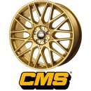 CMS C25 7X17 5/112 ET49 Complete Gold Gloss