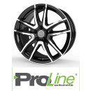 ProLine PXV 6,5X16 4/98 ET35 Black Polished