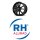 RH DE Sports 8X17 5/108 ET35 Racing Schwarz Lackiert
