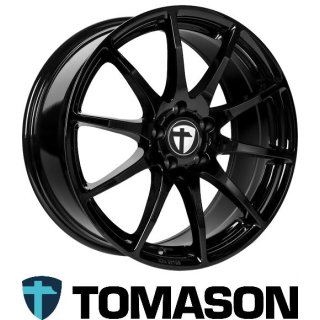 Tomason TN1 7X17 4/108 ET20 Black Painted