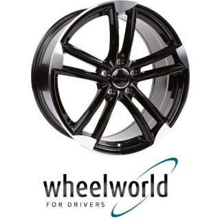 Wheelworld WH27 9,5X21 5/112 ET45 Schwarz Hochglanzpoliert