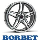Borbet XRT 9,0X18 5/120 ET35 Graphite Polished