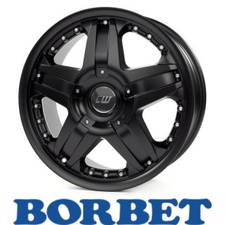 Borbet CWB 8,0X18 5/130 ET40 Black matt