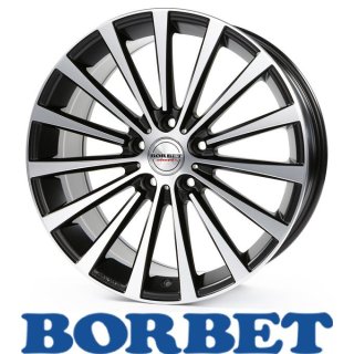 Borbet BLX 8,5X19 5/114,30 ET40 Black Polished matt