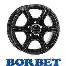 Borbet TL 6,5X16 5/108 ET50 Black Glossy
