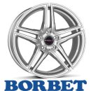 Borbet XRT 9,0X18 5/112 ET21 Brilliant Silver
