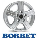 Borbet CWD 6X15 5/118 ET68 Crystal Silver