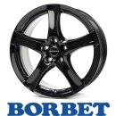 Borbet F 6X15 4/108 ET37,5 Black Glossy
