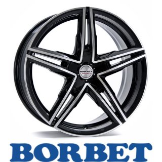 Borbet XRS 10,5X20 5/120 ET30 Black Polished Glossy
