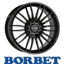 Borbet CW3 7,5X18 6/114,30 ET45 Black Glossy
