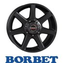 Borbet CWE 7X16 5/114,30 ET20 Black matt