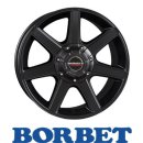 Borbet CWE 8,0X17 6/114,30 ET20 Black matt