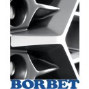 Borbet BY 8,0X20 5/108 ET45 Titan Polished matt