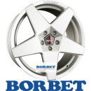 Borbet A 8,0X17 5/112 ET45 Brilliant Silver