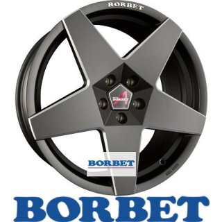 Borbet A 8,0X17 5/114,30 ET45 Black matt