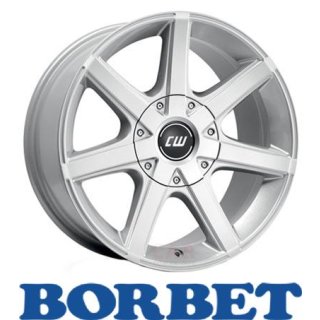Borbet CWE 8,0X17 5/114,30 ET30 Crystal Silver
