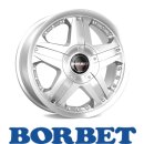 Borbet CWB 8,0X18 5/114,30 ET40 Crystal Silver