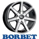 Borbet CWE 8,5X18 6/139,70 ET30 Mistral Anthracite Glossy...