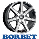 Borbet CWE 8,5X18 6/139,70 ET40 Mistral Anthracite Glossy...