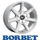 Borbet CWE 7,0X16 6/139,70 ET20 Crystal Silver