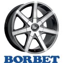 Borbet CWE 7,0X16 5/114,30 ET35 Mistral Anthracite Glossy...