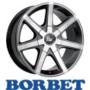 Borbet CWE 7,0X16 5/120 ET35 Mistral Anthracite Glossy...