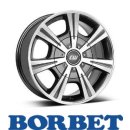Borbet CH 7,5X17 5/118 ET45 Mistral Anthracite Glossy...