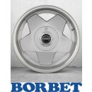 Borbet A 7X15 4/100 ET25 Silver Polished