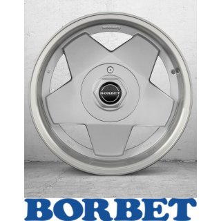 Borbet A 7X15 4/108 ET35 Silver Polished