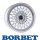 Borbet B 8,0X17 5/112 ET30 Silver Rim Polished