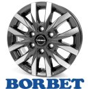 Borbet CW6 7,5X18 6/114,30 ET45 Mistral Anthracite Glossy...