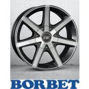 Borbet CWE 7,0X16 5/130 ET38 Mistral Anthracite Glossy...
