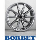 Borbet LX18 8,0X18 5/112 ET40 Grey Glossy
