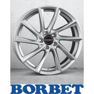 Borbet VTX 9,5X19 5/112 ET45 Brilliant Silver