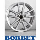 Borbet W 6,5X16 5/108 ET47,5 Crystal Silver