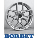 Borbet Y 7,0X17 5/100 ET40 Crystal Silver