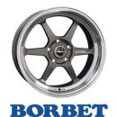 Borbet DB8GT 9,5X18 5/120 ET30 Graphite Rim Polished