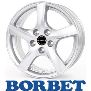 Borbet TL 5,5X15 5/100 ET40 Brilliant Silver