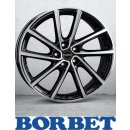 Borbet V 7,0X19 5/108 ET38 Black Polished Glossy