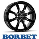 Borbet LV4 5,5X14 4/100 ET43 Black Glossy