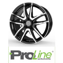 ProLine PXV 5,5X14 4/100 ET42 Black Polished