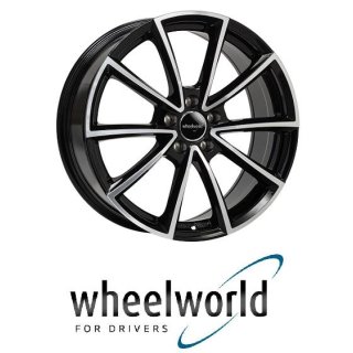 Wheelworld WH28 9X20 5/114 ET40 Schwarz Hochglanzpoliert