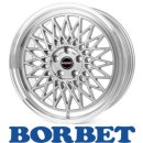 Borbet B 8,0X18 5/100 ET40 Silver Rim Polished