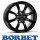 Borbet LV4 5,5X14 4/108 ET43 Black Glossy