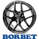 Borbet Y 6,5X16 5/100 ET38 Black Glossy